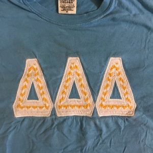 Letter shirt Tri delta DDD